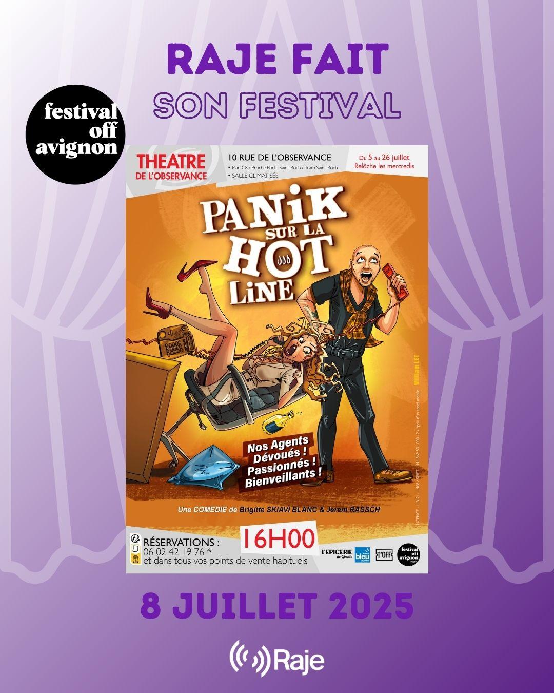 RAJE FAIT SON FESTIVAL JOUR #8 Jerem Rassch pour PANIK SUR LA HOTLINE